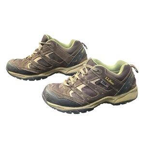 🪶 L.L.Bean Men’s 9 Trail Model Hiker Shoes‎ Brown Tan Suede Sneakers